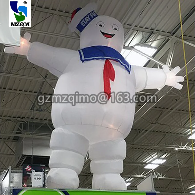 

Ghostbusters Stay Put Marshmallow Man Ghost Celebrates Halloween
