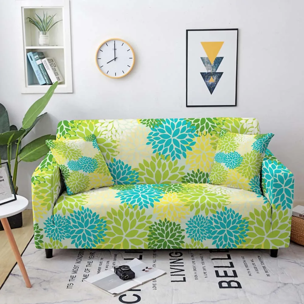 dahlia sofa slipcover elastic sofa cover for living room sectional corner sofa cover stretch couch cover sofa protector 1 4 seat free global shipping