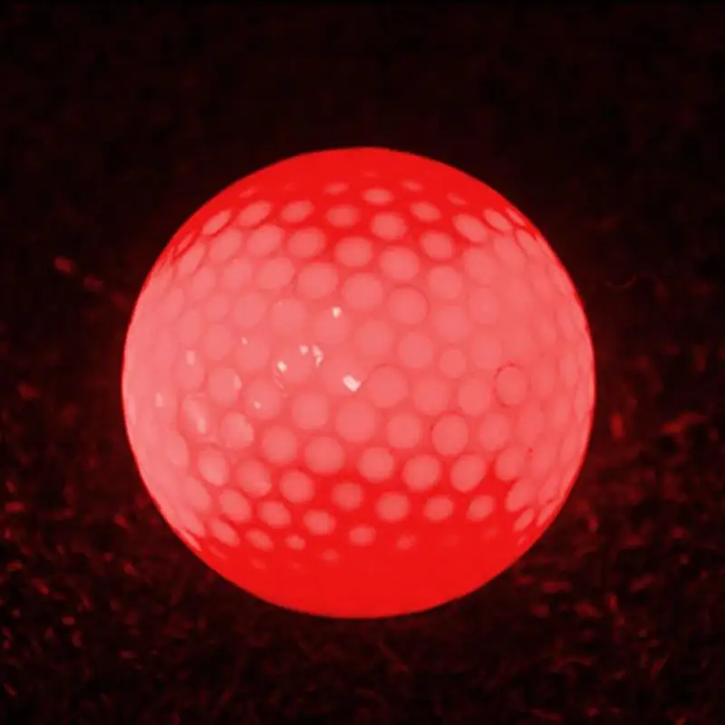 

6 Pcs Luminous Golf Balls Bulk LED Light Golf Balls Night Training High Hardness Sports Glow Golf Balls LED Golf Practice Balls