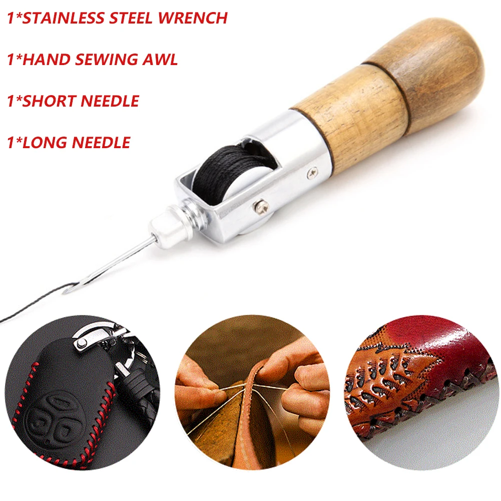 4 шт./компл. набор игл для шитья кожи | Дом и сад