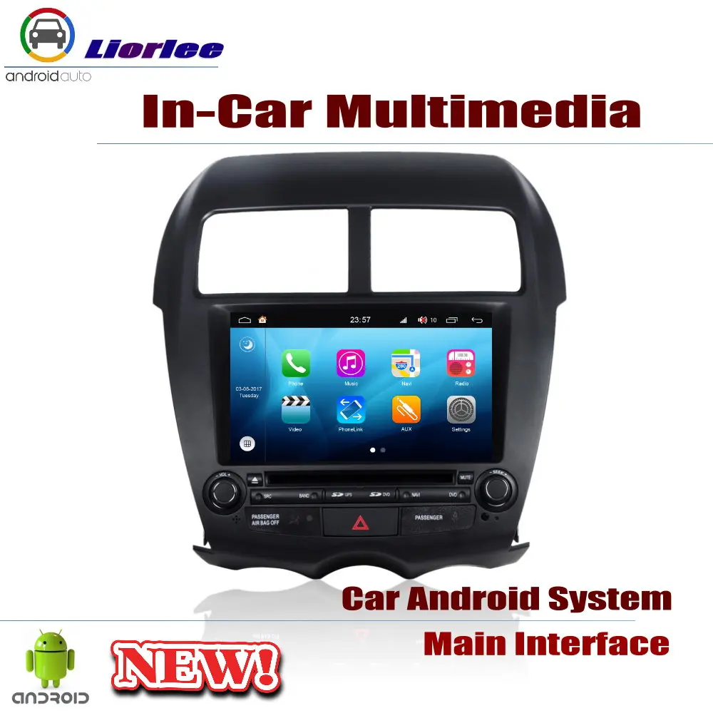 Автомобильная система Android 2DIN MP5 для Mitsubishi Outlander Sport 2010-2018 чип PX5 1080P IPS ЖК-экран DVD