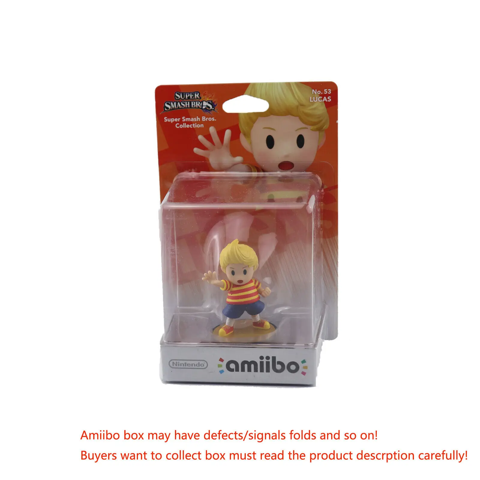 Lucas Фигурка Amiibo Super Smash Bros. Серия Для nintendo переключатель Фирменная Новинка - Цвет: Lucas