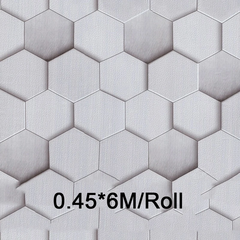 

Creative Modern 3D Geometric Decorative Wallpaper Living Room Sofa TV Background Decor Wall Decals Self Adhesive Stickers PVC