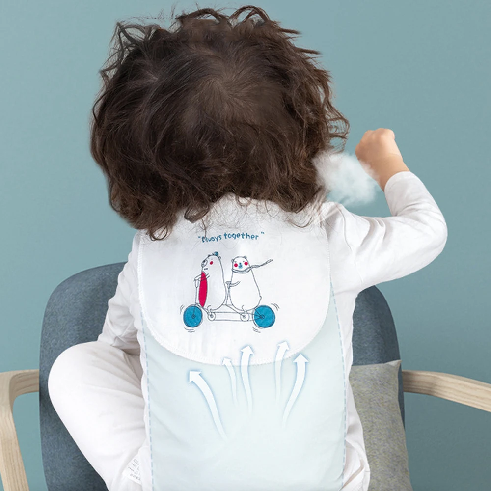 

Baby Back Pad Absorbent Sweat Towel Gauze Towel Washable Soft Cotton Sweat-absorbent Towel Cloth For Newborn 1-8 Years