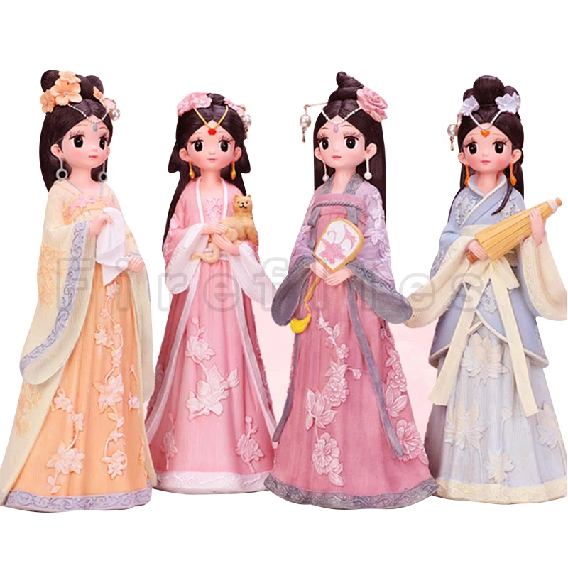 

Lovely Cute Model Doll Lot Original Hanfu Doll Combination Surprise Model Doll Birthday Gift Children Adult