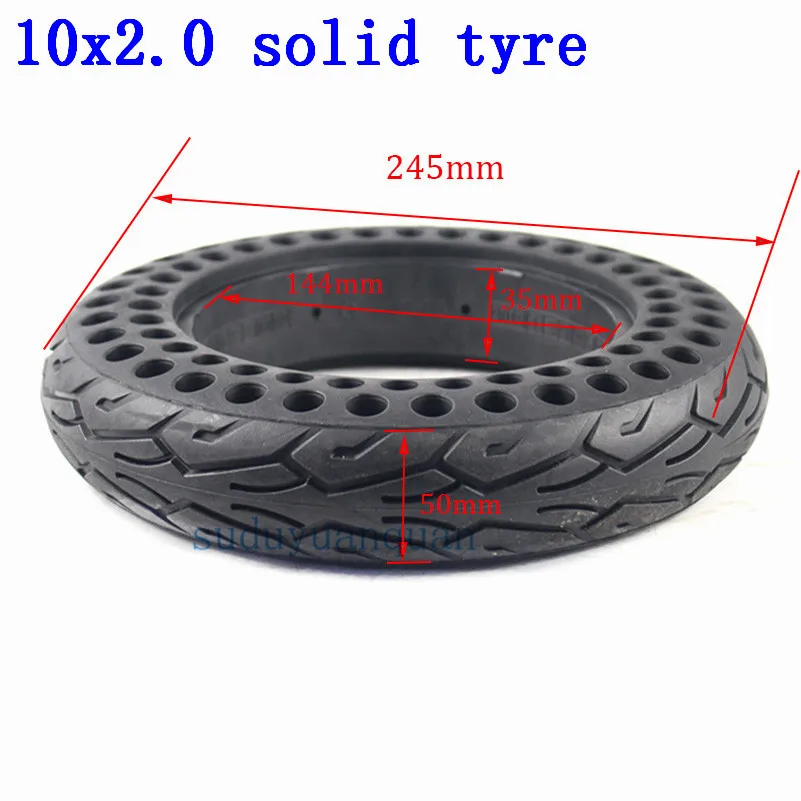 10 ''ненадувные шины 10x2 0 сотовые однотонные для колес твердые diy 10x2/2 125/2 25 50