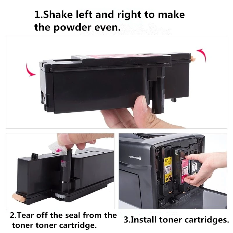 

GraceMate Color Toner Compatible for Xerox Phaser 6000 6010 WorkCentre 6015 Printer Color Toner Cartridge Refill