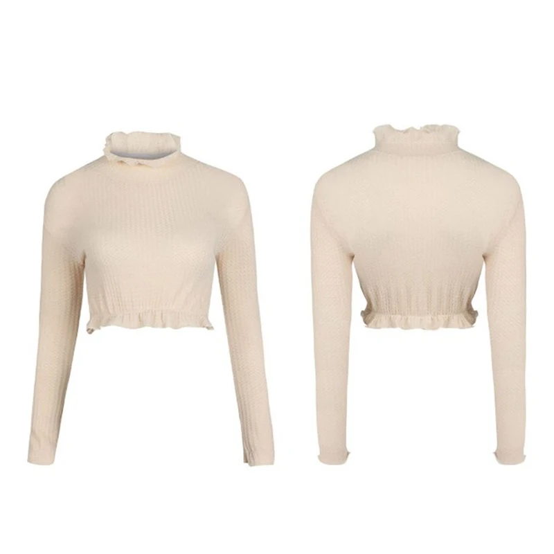 

Sexy Turtleneck Blouse Women Autumn Spring Women Blouse Knitted Camisa Feminina Slim Fit Tops Tee Moda Mujer Verano