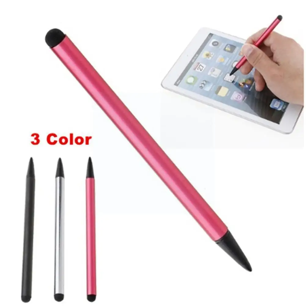 

1pc Dual-use Stylus Capacitive Pen Mobile Phone Universal Waterborne Pen Supplies Writing Screen Ball Pen Pen Gift I4r8