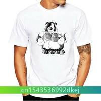 border collie and sheep dog t shirts hiphop top branded designing 2019 mentshirt classic fit leisure