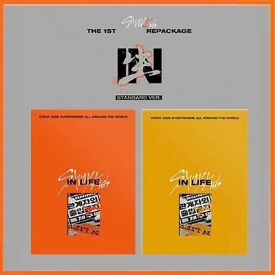 

[MYKPOP]~ 100% Официальный ~ STRAYKIDS первый альбом Repackage IN LIFE с 72p Photobook, коллекция поклонников KPOP SA20120704