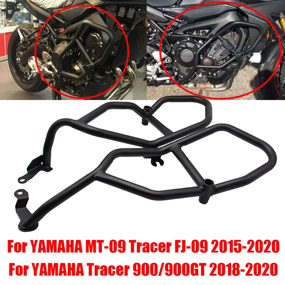 

Защита двигателя мотоцикла, Защита бампера для бампера, для Yamaha MT09 трассировщик FZ09 MT-09 900 GT 900GT FJ-09 FJ09 2015 - 2020