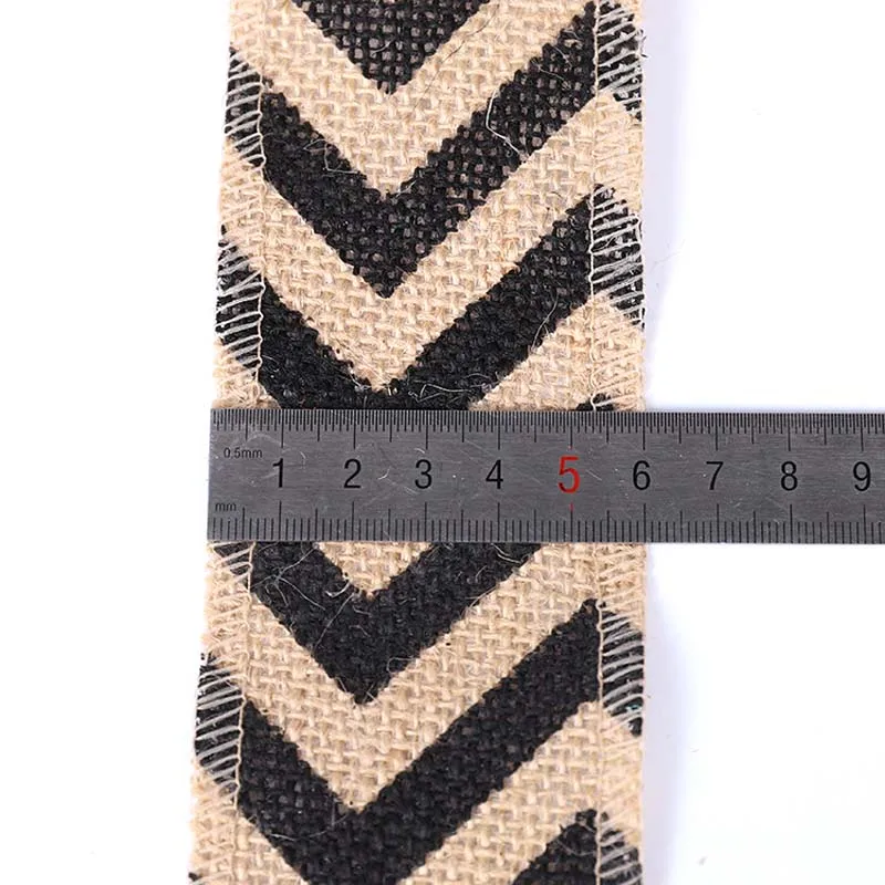 2 м (6 см) из натурального джута в декорированном мешковиной горшке конопляной