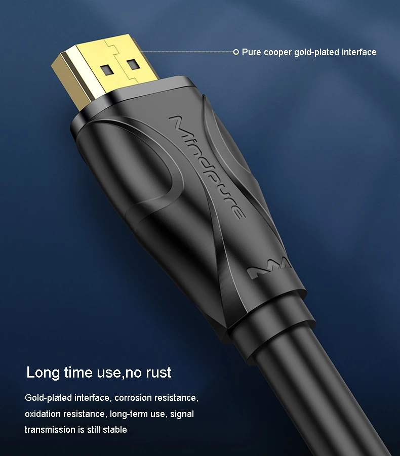HDMI кабель 4k Аудио экстрактор hdmi к hdmi переключатель разветвитель hdmi 4k Кабель hdmi 2,0 1 м 1,5 м 2 м 3 м 5 м 8 м 10 м 12 м 15 м 20 м