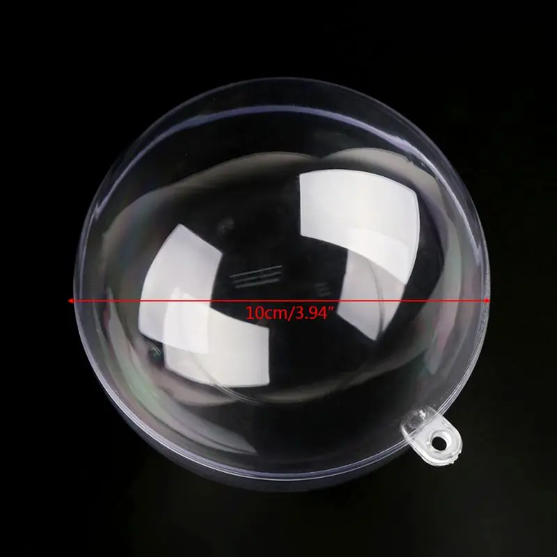 

Exquisite Clear Bauble Hanging Hollow Drop Ball Wedding Party Ornaments Dia 10cm