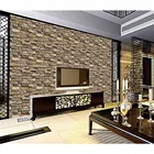 Простой съемный рулон стен из ПВХ с изображением кирпича и камня в рулоне для гостиной, спальни, ресторана, фон для лофта, 3d обои, фоновая стена