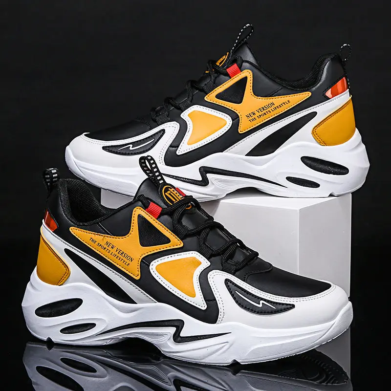 Зимние ботинки Мужская трендовая повседневная обувь с высоким берцем мужские