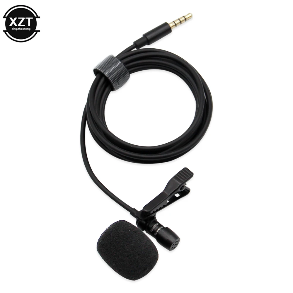 Портативный всенаправленный 4-полюсный микрофон с разъемом 3 5 мм
