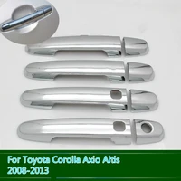 for toyota corolla axio altis 2008 2013 new chrome car door handle cover trim car styling car accessories overlay