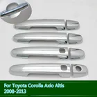 Хромированные накладки на ручку автомобильной двери для Toyota Corolla Axio Altis 2008-2013