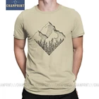 Мужская футболка Diamond Range, Повседневная хлопковая футболка с коротким рукавом для активного отдыха, гор, походов, национального парка, размера плюс