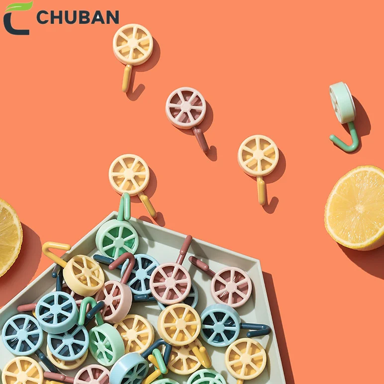 CHUBAN 5 шт. крючок на задней стороне двери Приклеивайте стену ванной комнаты милый