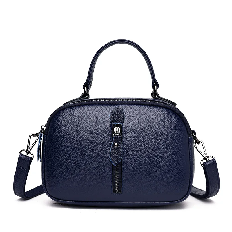 Модная качественная кожаная Лоскутная Женская сумка мессенджер женская через