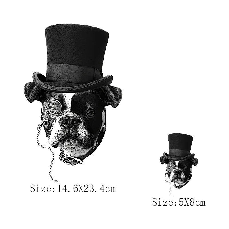 Нашивка с изображением черной собаки термо наклейка для одежды нашивка на