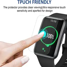 2pcs ScreenTpu Clear Protective Film For Huawei Watch Fit / Honor Watch ES smartwatch Ultra-thin Full Cover clear Film