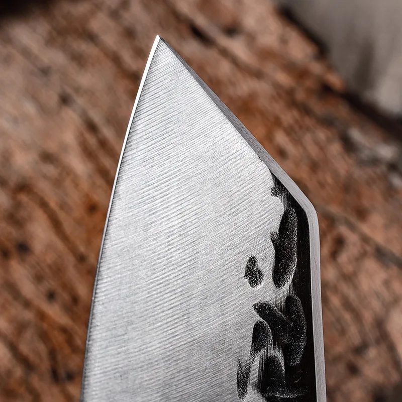 Японский шеф-нож ручной работы кованый кухонный нож Kiritsuke из нержавеющей стали
