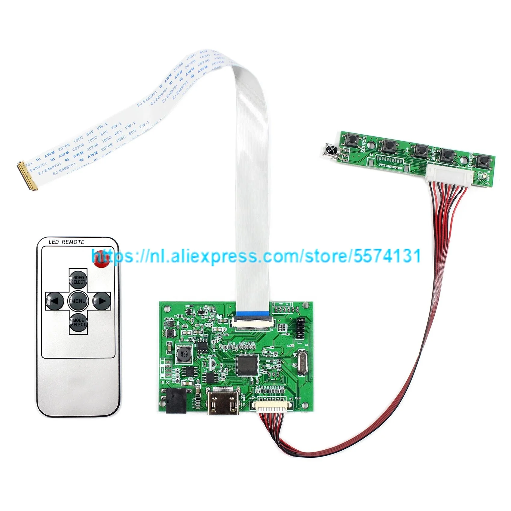 

30PIN LCD driver board PCB-800807V1 1HDMI EDP for screen resolution 1920*1200 1920*1080 1600*900 1366*768 1280*800 30 pin edp