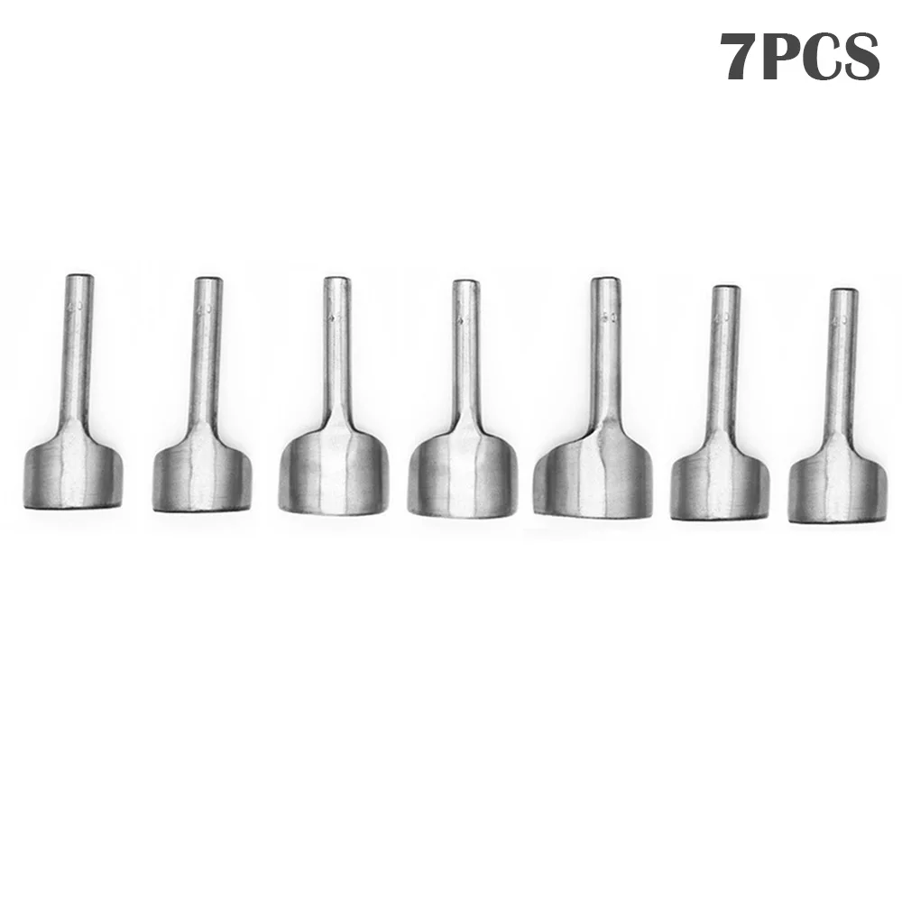 

7PCS 10-40mm Leather Punch Half-round Cutting Tool Belt Edge Shape Cutter Kits Leather Corner Cutter Belt Hollow Puncher