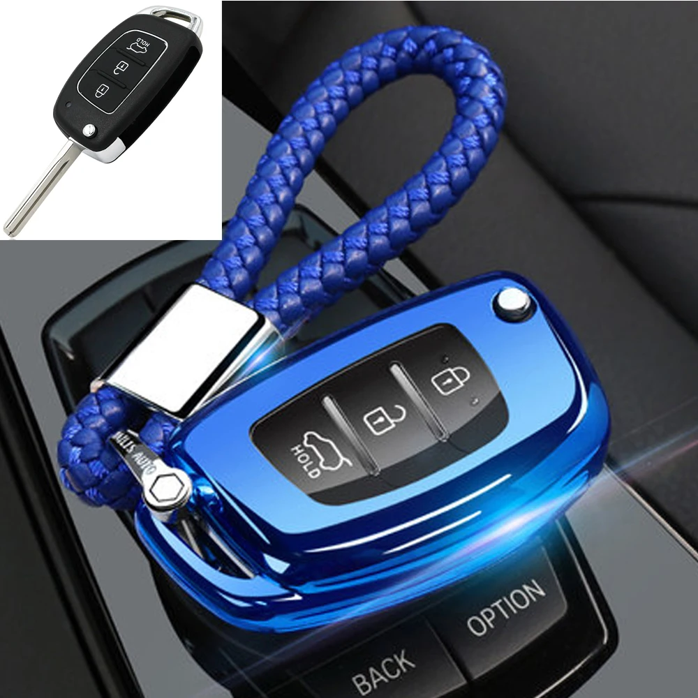 

Hot Sale TPU Car Key Fob Cover Case Set Keychain For Hyundai I40 (2012-2015) I20 (2012-2015) Elantra 2011-2015 Santa Fe IX45
