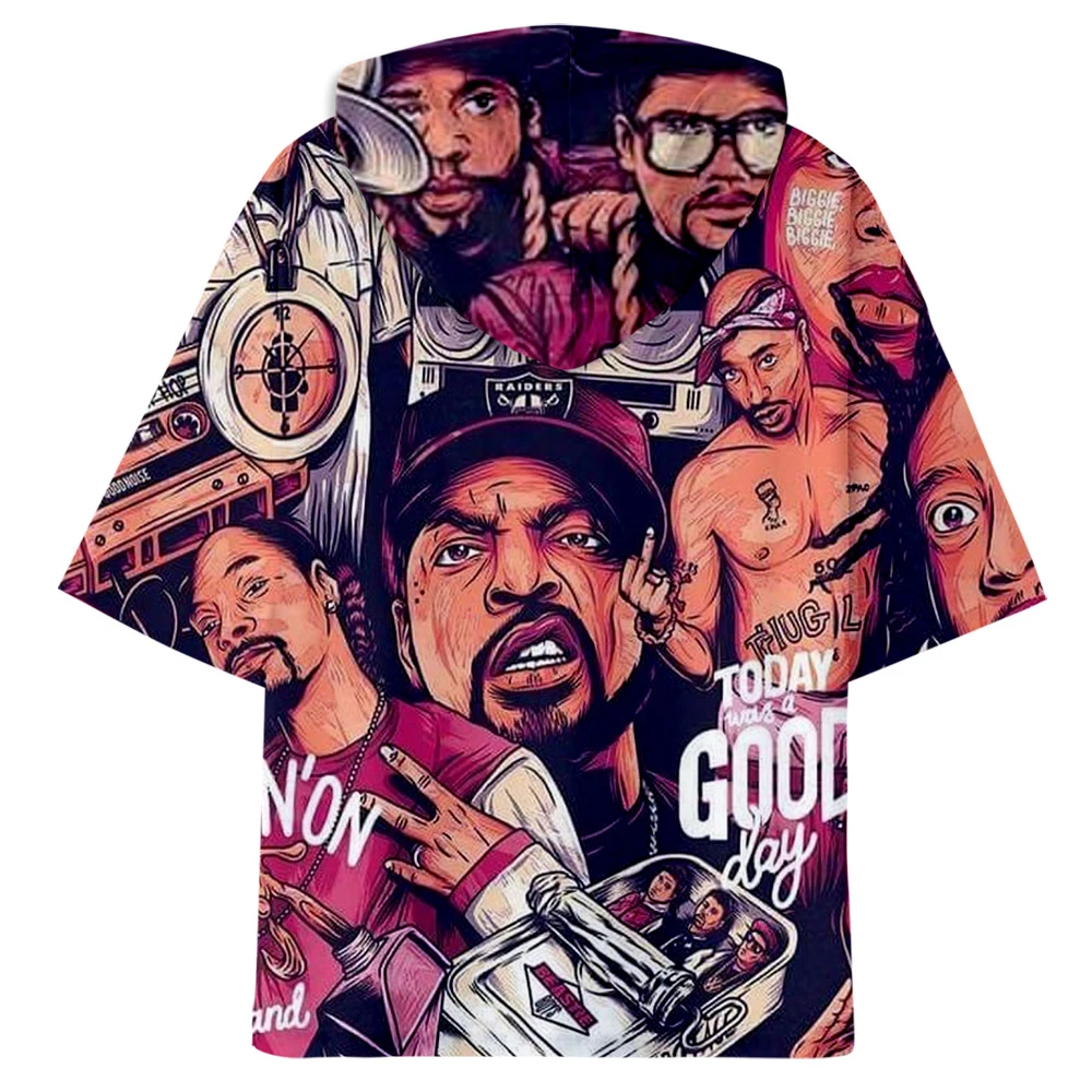 shirt men New the notorious biggie 3D printed Brand Anime Design T Shirt Print Hooded Tshirt3D digital printing Harajuku | Мужская