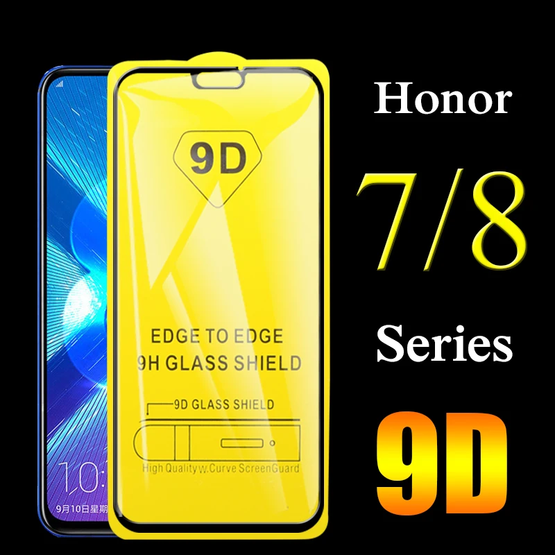 2 шт. 9D полное покрытие для Huawei Honor 7x 7a 7c Pro защитное стекло на Honer 8x 8c закаленное Tremp 7