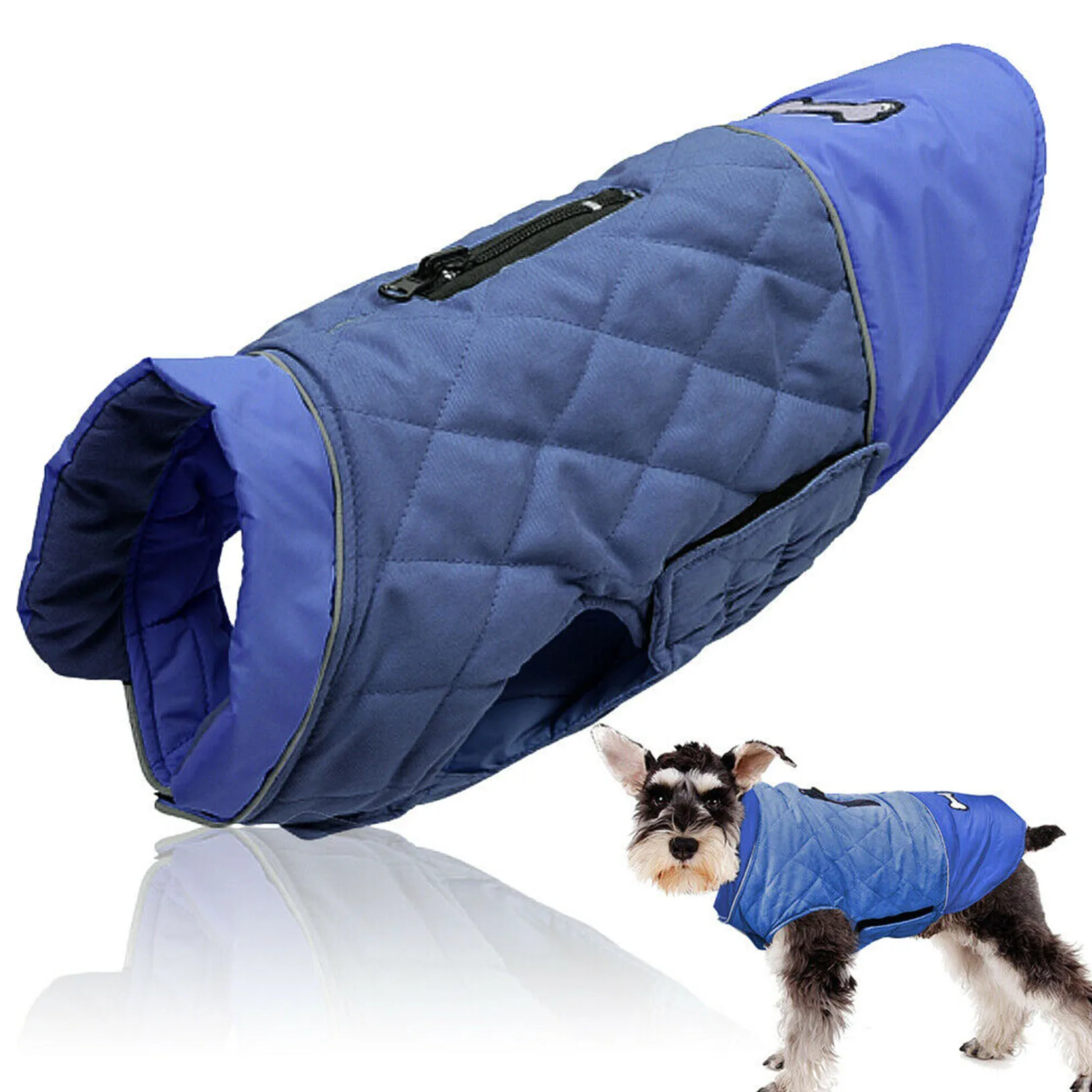 Зимнее пальто для собак Водонепроницаемый Pet куртка одежда собаки йоркширского