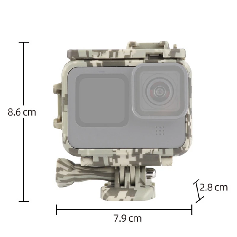 For Gopro Hero 9 10 Black Accessories Frame Protective Case Shell Housing Lone Screw Base Mount | Электроника