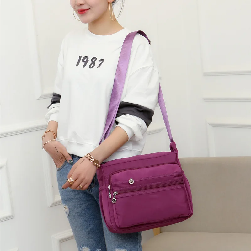 Роскошная женская сумка-мессенджер дизайнерские водонепроницаемые нейлоновые