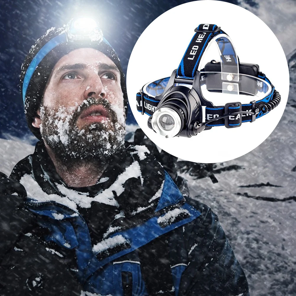 

10W USB Headlamp Torch Outdoor Super Bright Camping Hunting Rechargeable LED Head Lamps Fishing Electric Torch Flashligh