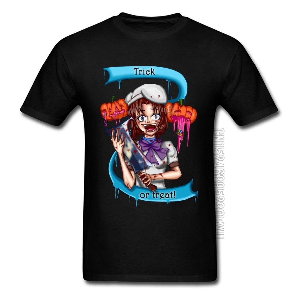 Трюк или лечение! Rena Ryuuguu/топы на Хэллоуин Футболка с рисунком из аниме Забавные