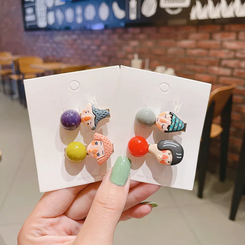 Аксессуары для волос Симпатичные заколки девочек корейский стиль искусственная