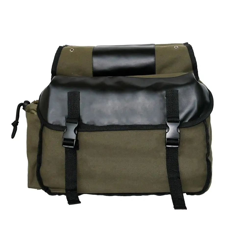 

GISAEV 2Bags Motorcycle Side Saddle Bag Black Waterproof Luggage Bag Pannier Package 10*17*6In Backpack Moto Storage Accessories