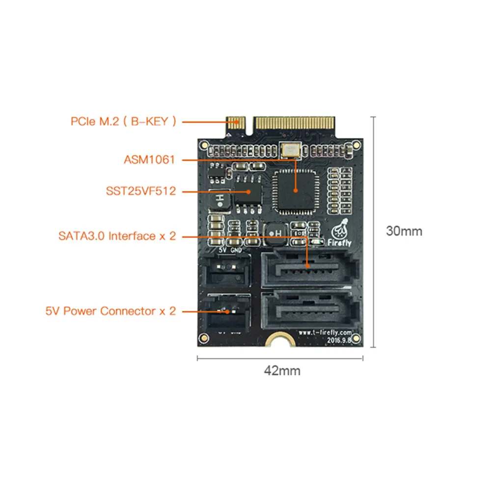 PCIe M.2  SATA3.0,     - Firefly RK3399