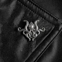 octopus tentacles fiction game metal pin h p lovecraft cthulhu badge brooch lapel pin shirt backpack hat jewelry gift for fans
