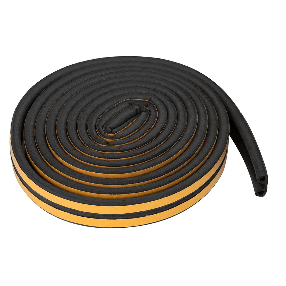 1 шт. 5 м самоклеющиеся D типа двери окна пенопластовые уплотнительные полосы