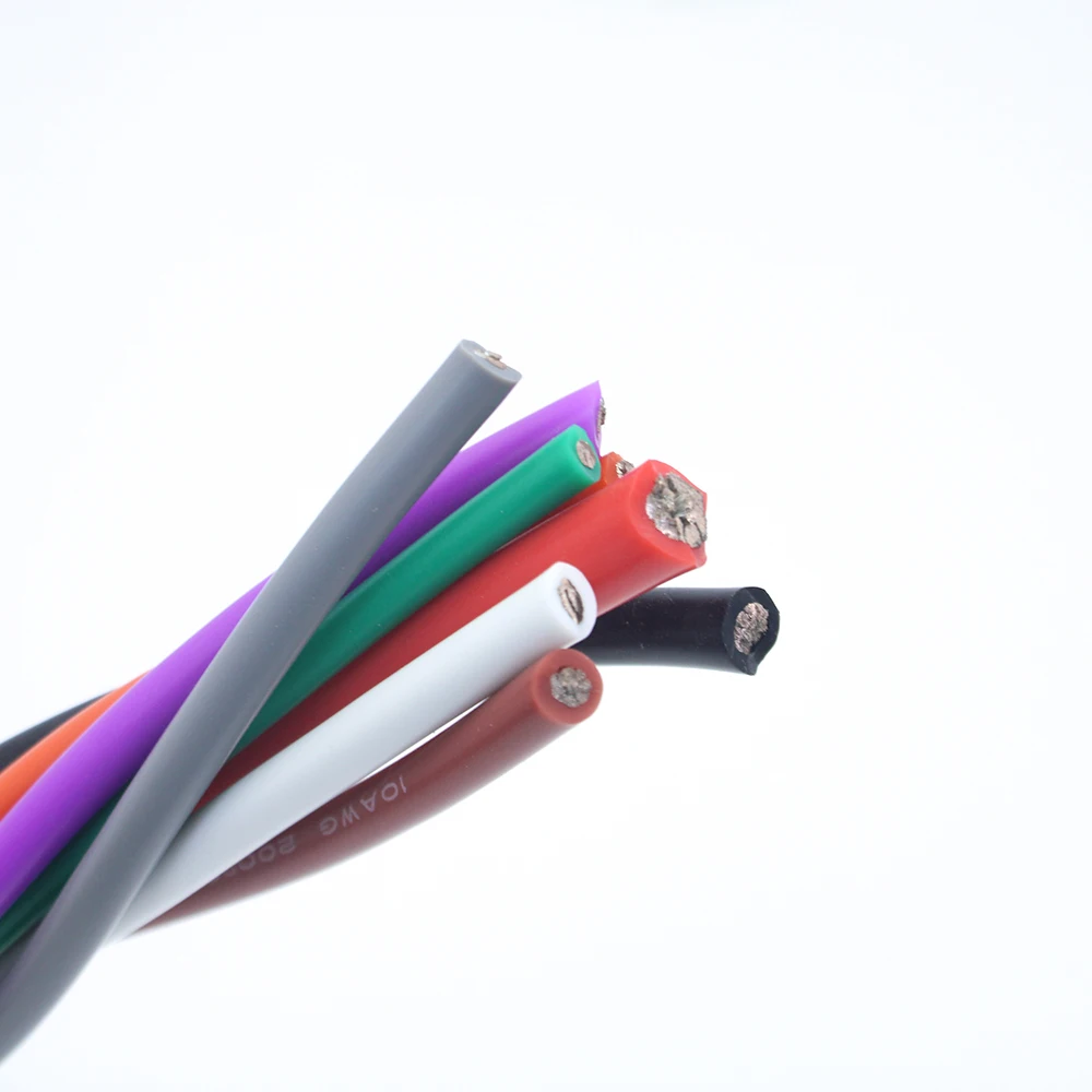 Фото Высококачественный силиконовый провод и кабель 10AWG 12AWG 14AWG 16AWG 18AWG 20AWG 2,5 мм 0,75 квадратный миллиметр силиконовый провод №4