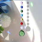 Хрустальный шар, радуга, призма, Солнцезащитный светильник, подвесные колокольчики, занавески для окон, подвеска, домашний Сказочный садовый декор, подарок