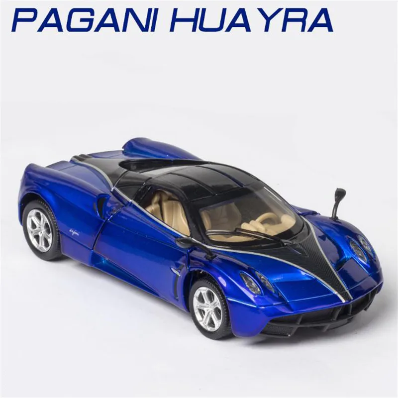 1:32 игрушечный автомобиль Pagani HUA YRA, металлическая игрушка, автомобиль из сплава, литой и игрушечный автомобиль, модель автомобиля, миниатюрная модель автомобиля в масштабе, игрушки для детей