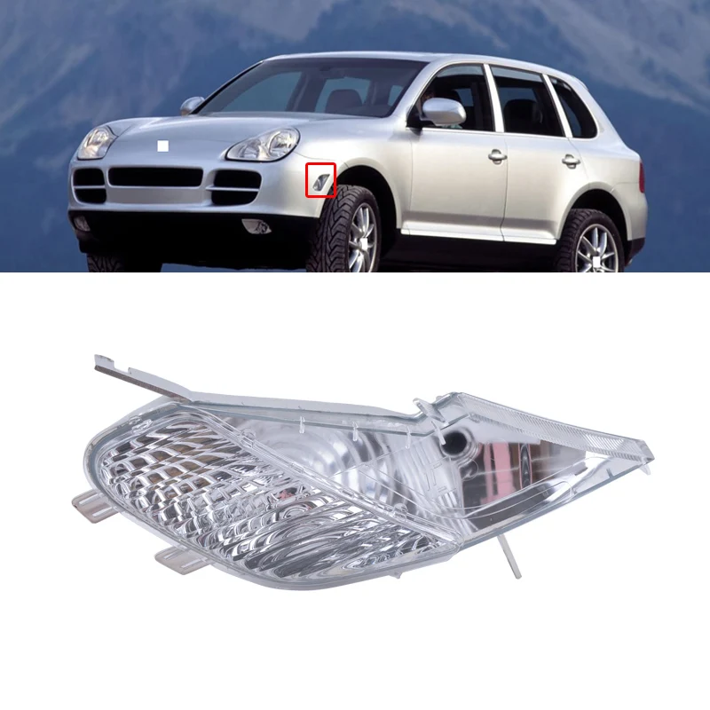 CAPQX для Porsche Cayenne 2003 2004 2005 2006 Auto переднее боковое крыло боковой угол сигнал