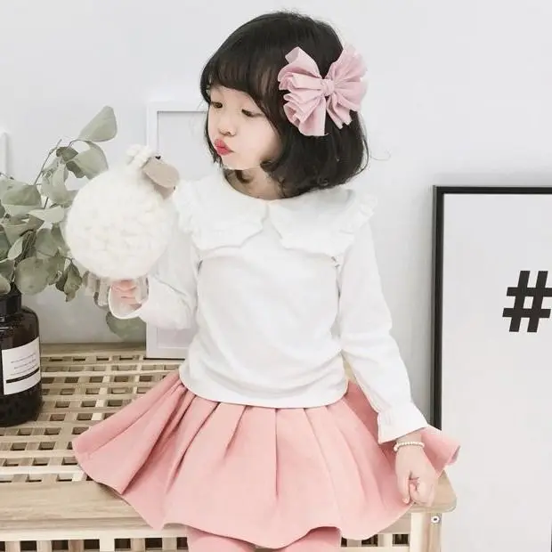 Baby Girls Blouse Spring Autumn Toddler Kids Tops Children Clothes For Princess Girl Shirt | Мать и ребенок